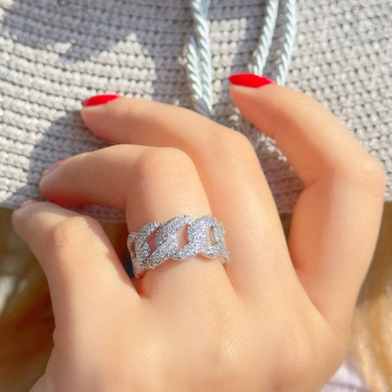 انگشتر نقره زنانه مدل BARF 01