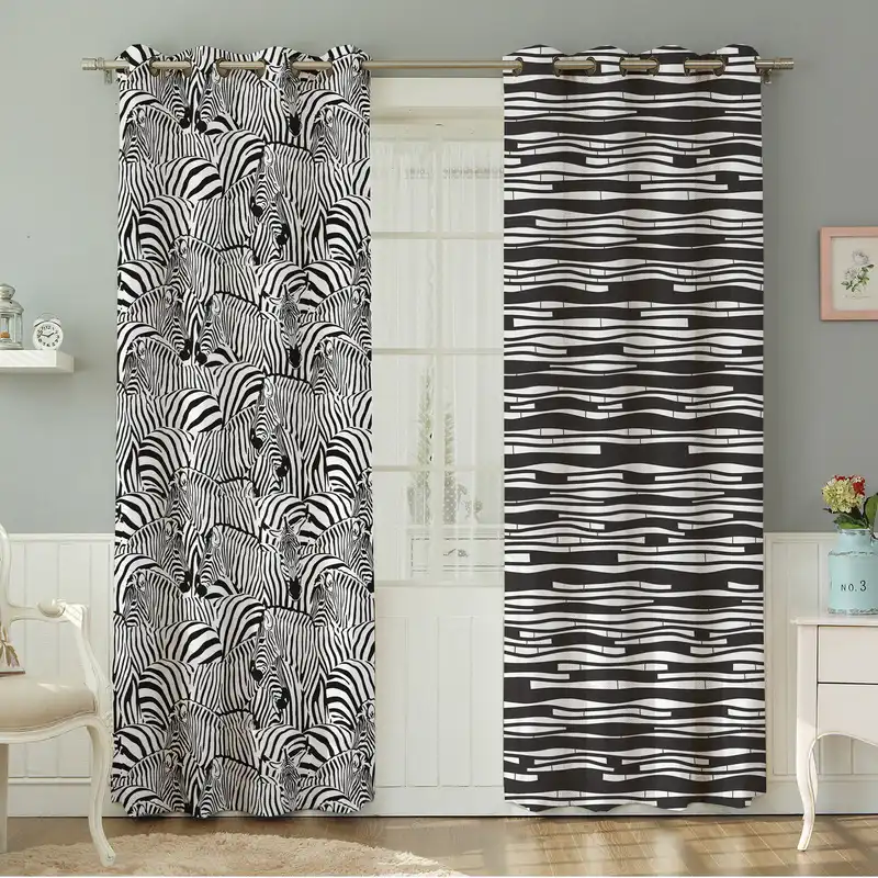 پرده نیروانا طرح مدرن مدل مخمل کد 4769 سایز 140×280 سانتی متر