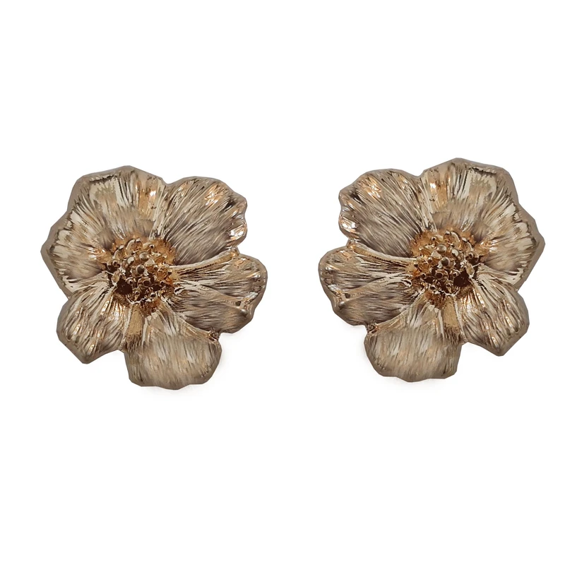 گوشواره میخی زنانه مدل گل کد 09