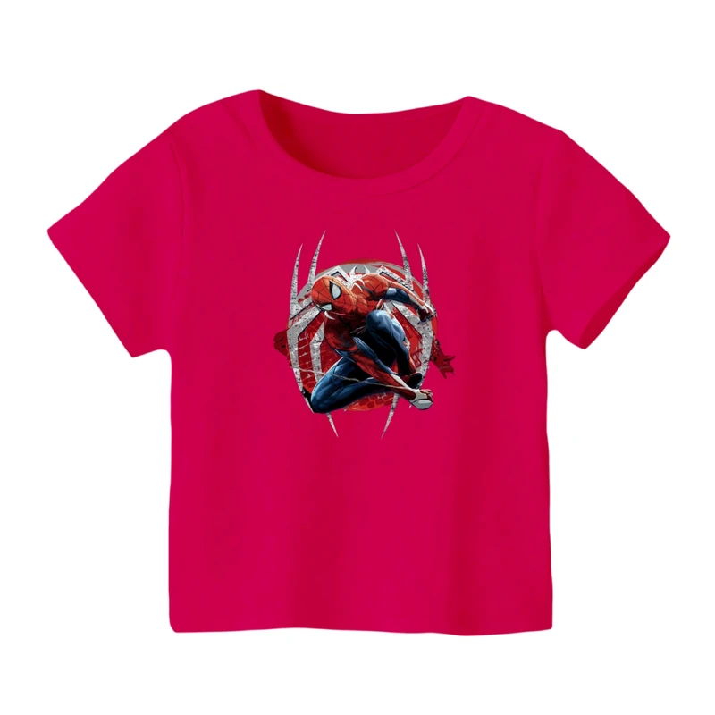 تی شرت آستین کوتاه بچگانه مدل مرد عنکبوتی کد ۲