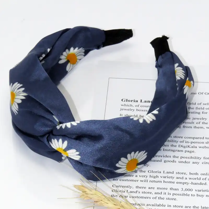 تل مو زنانه مدل گل بابونه کد 442