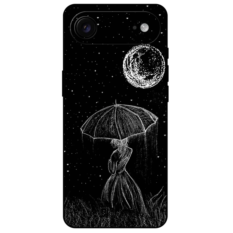 کاور مگافون طرح دختر و ماه مدل 1369 مناسب برای گوشی موبایل اپل iPhone 17 Air