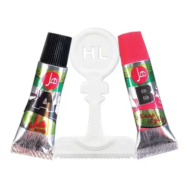 چسب دو قلو هل مدل فولاد F7T حجم 7 میلی لیتر