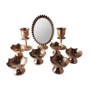 مجموعه ظروف هفت سین 9 پارچه طرح چکشی