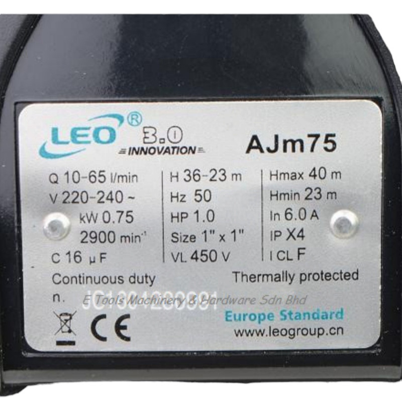 پمپ آب لئو  کد AJm75