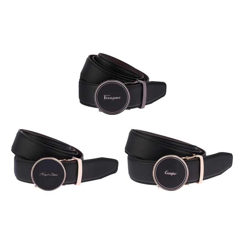 کمربند مردانه مدل ریلی MERI کد 147 بسته 3 عددی