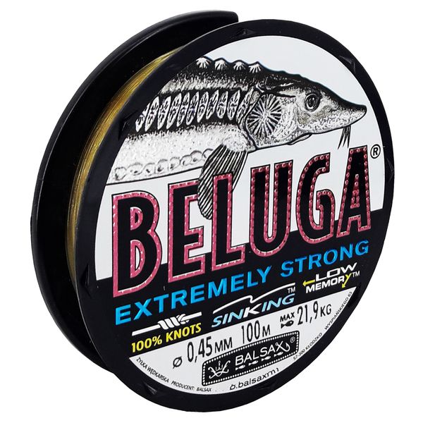 نخ ماهیگیری بالساکس مدل BELUGA سایز 0.45 میلی متر نخ ماهیگیری بالساکس مدل BELUGA سایز 0.45 میلی متر