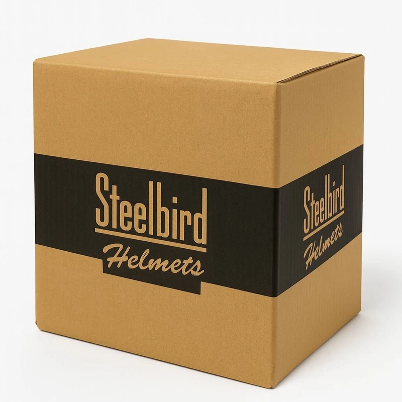 عکس شماره 19 : کلاه کاسکت فک-متحرک استیل برد مدل sb20 matt به همراه طلق دودی