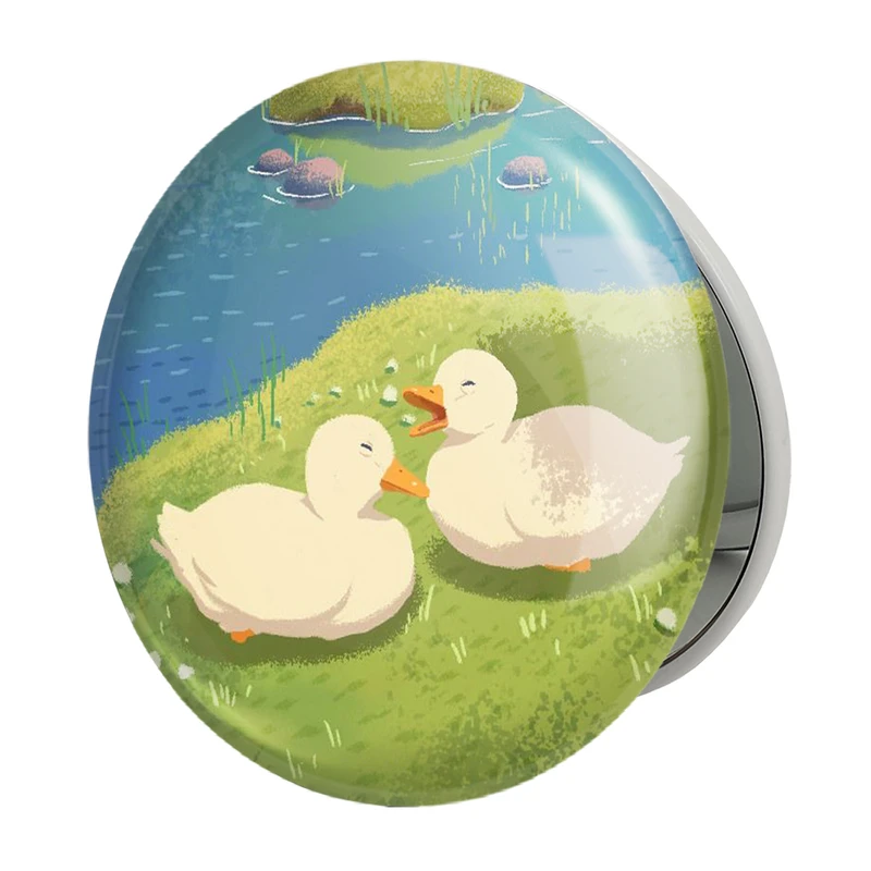 آینه جیبی خندالو طرح اردک های خنگ مدل تاشو کد 29239