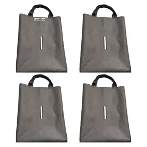 ساک دستی لوفایبر مدل اسپان-شبرنگدار مجموعه 4 عددی