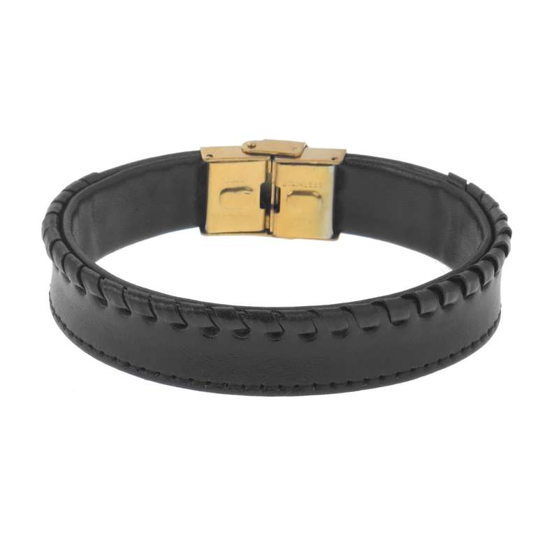 دستبند مردانه مدل چرم طبیعی ساده کد 848454 دستبند مردانه مدل چرم طبیعی ساده کد 848454