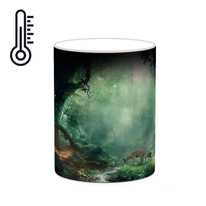 ماگ حرارتی کاکتی مدل کارتون Bambi کد mgh22223