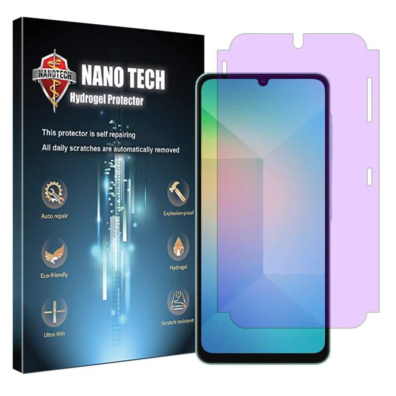 محافظ صفحه نمایش نانو تک مدل ضد اشعه بنفش مناسب برای گوشی موبایل سامسونگ Galaxy A06