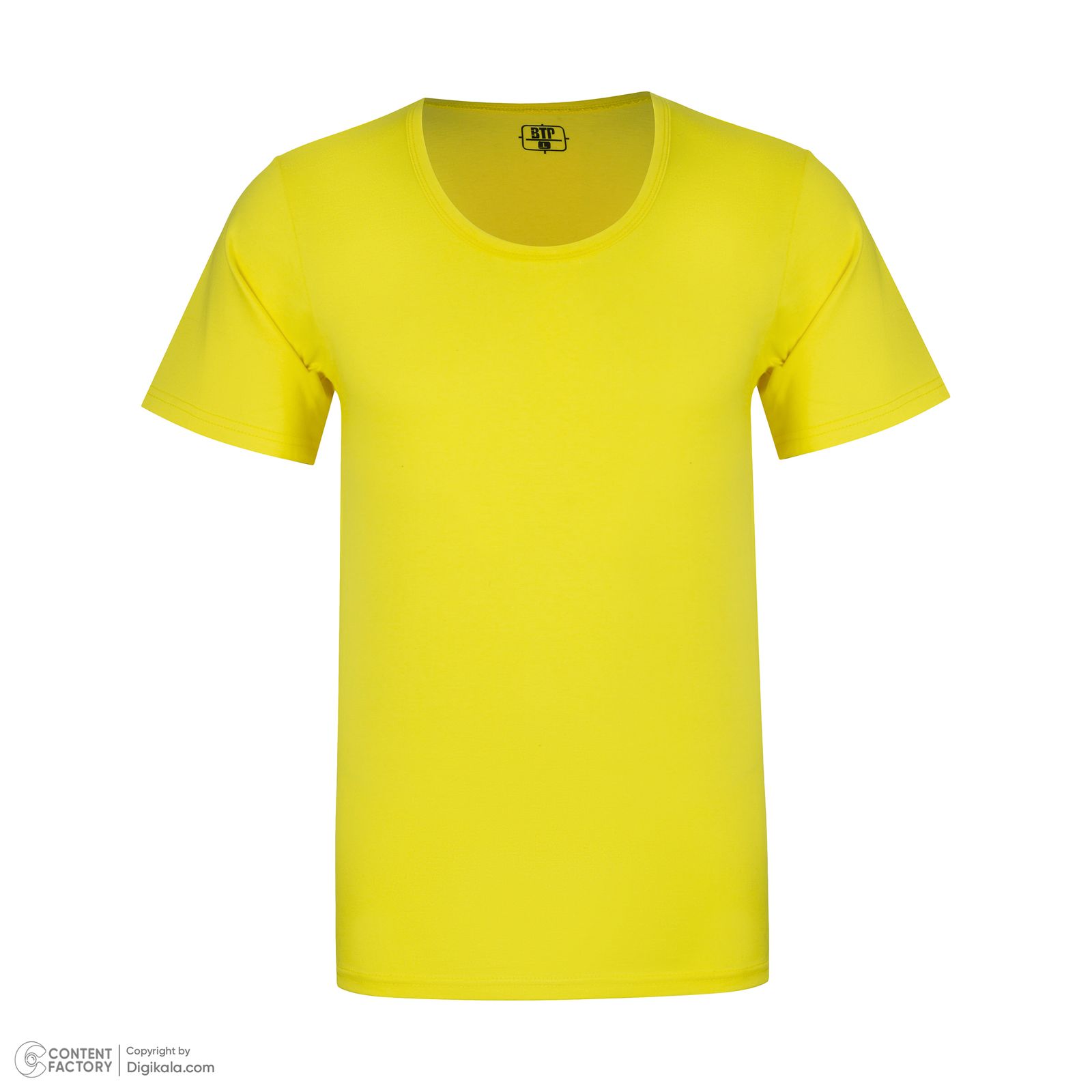 زیرپوش آستین دار مردانه برهان تن پوش مدل 5-02 رنگ زرد -  - 2