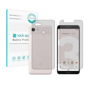 RockSpace HyGAM model gaming screen protector suitable for Google Pixel 3 mobile phone along with phone back protector
