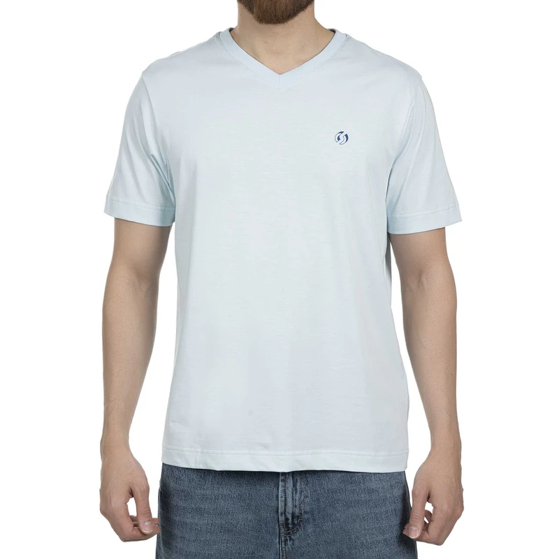 تی شرت آستین کوتاه مردانه جوتی جینز مدل یقه هفت 2025 کد 1551601