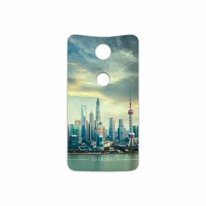 MAHOOT Shanghai City Cover Sticker for Google Nexus 6