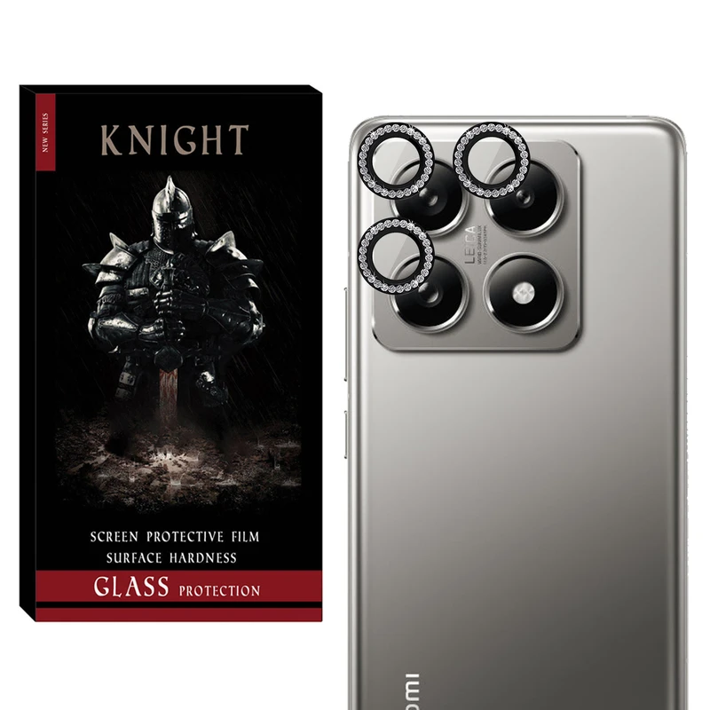 محافظ لنز دوربین نایت مدل Ring Diamond KT مناسب برای گوشی موبایل شیائومی Mi 14T