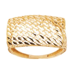  انگشتر طلا 18 عیار زنانه گالری یارطلا مدل فیوژن کد ANF16