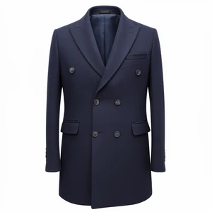 پالتو بلند مردانه مدل کشمیر پشمی 67804