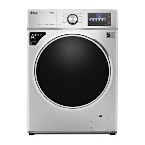 ماشین لباسشویی جی پلاس مدل GWM-MD109W ظرفیت 10.5 کیلوگرم