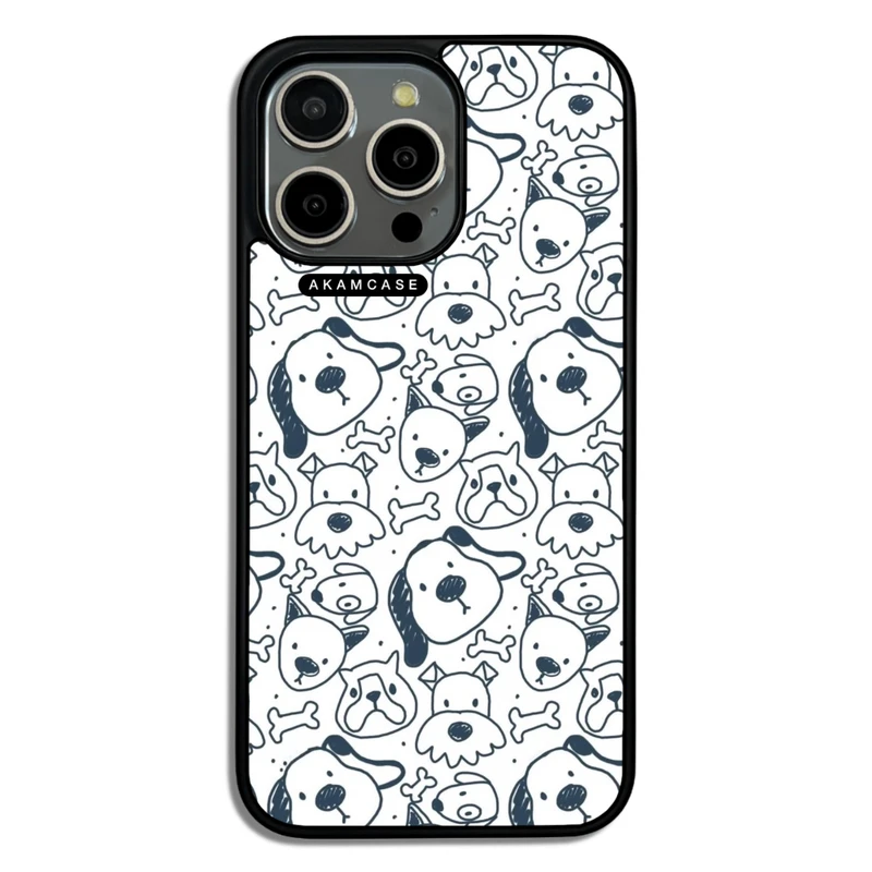 کاور آکام مدل AMC-WA15PROMAX-DOGS-5 مناسب برای گوشی موبایل اپل iPhone 15 Pro Max