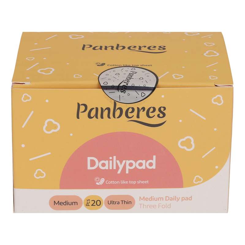 پد بهداشتی پنبه ریز مدل Ultra Thin سایز متوسط بسته 20 عددی