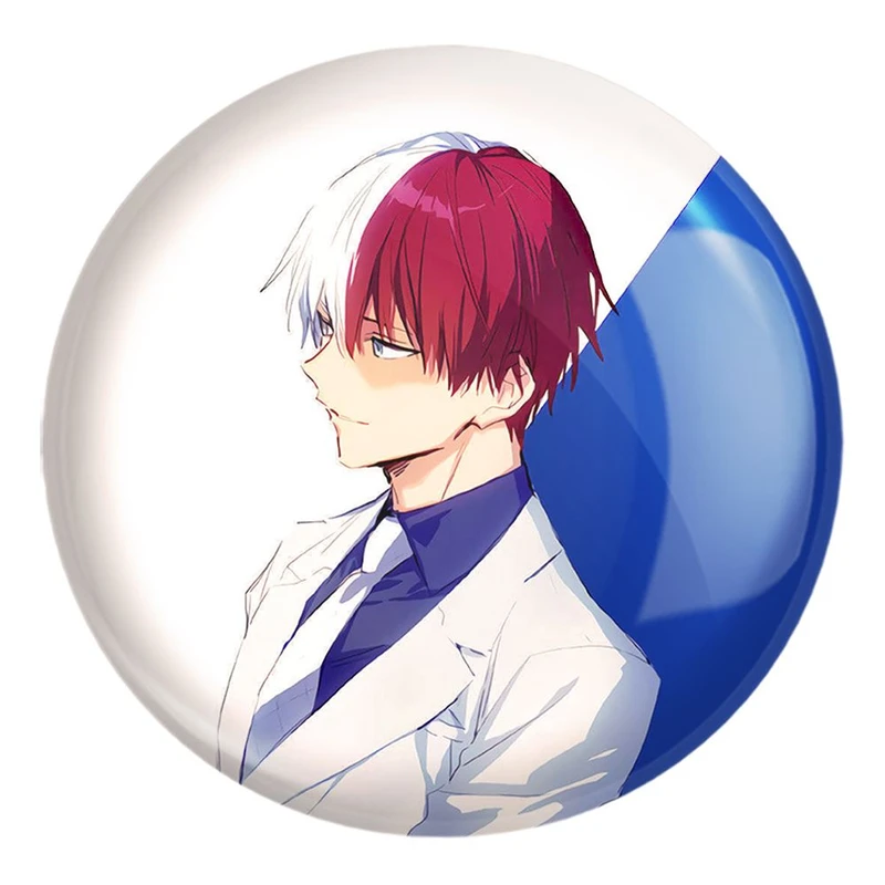 پیکسل خندالو طرح شوتو تودوروکی انیمه آکادمی قهرمان من My Hero Academia کد 10080 مدل بزرگ