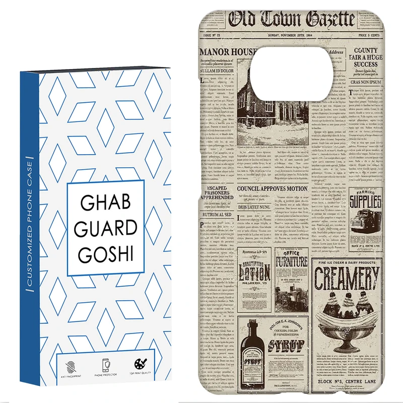 کاور قاب گارد گوشی طرح روزنامه کد Dimo-691 مناسب برای گوشی موبایل شیائومی POCO X3 / X3 PRO / X3 NFC