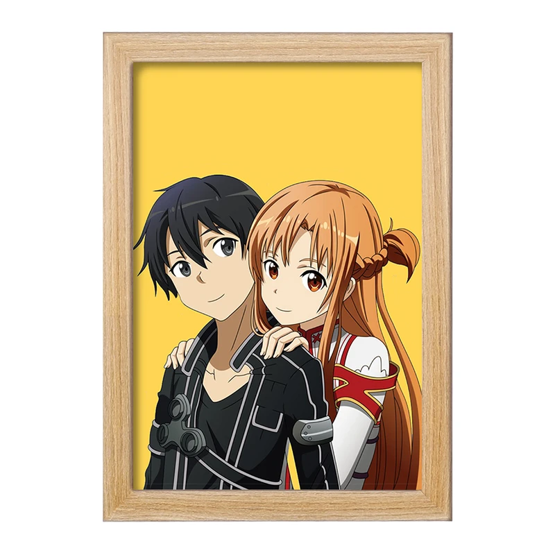 تابلو خندالو مدل انیمه هنر شمشیر زنی آنلاین  کد 10127