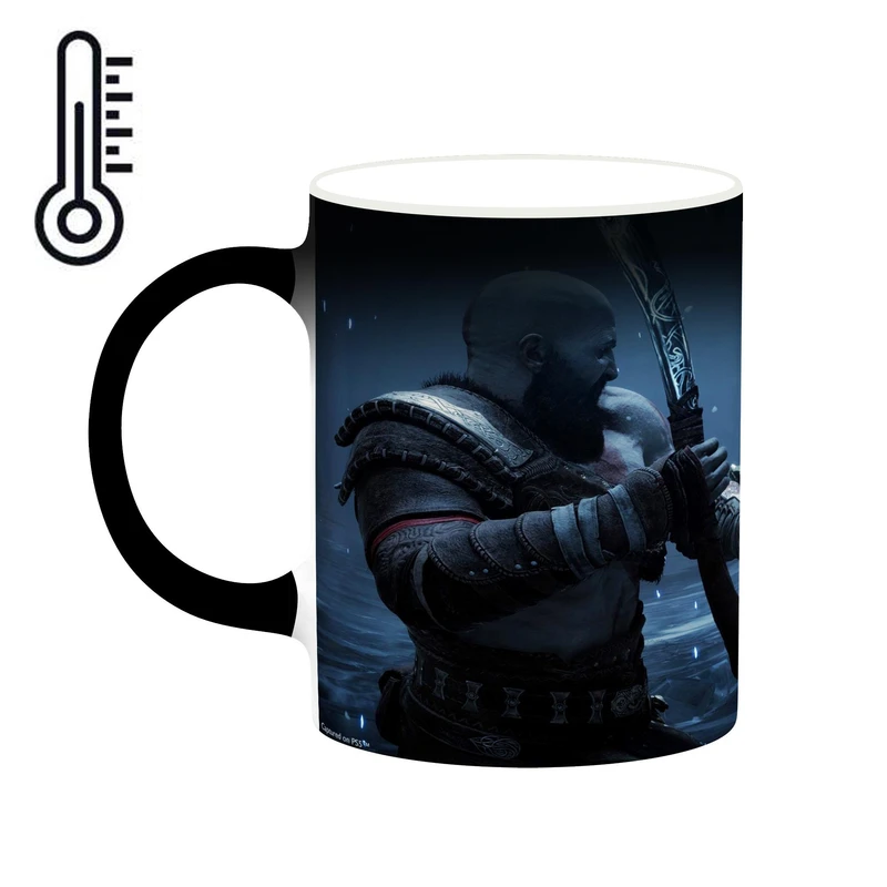 ماگ حرارتی کاکتی طرح گاد آف وار God Of War مدل mgh40534
