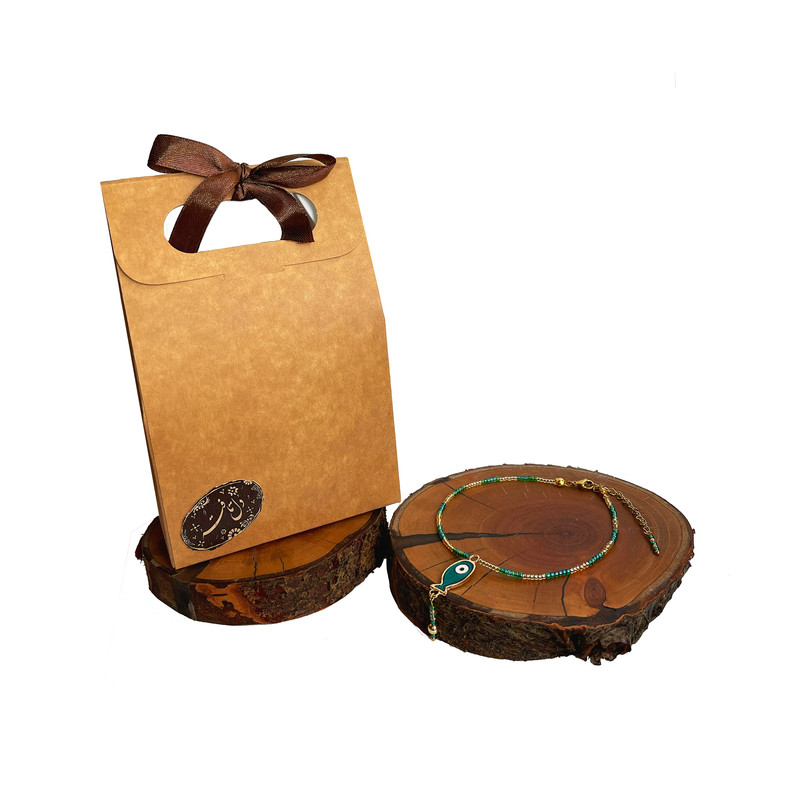 پابند زنانه دل تافته مدل ماهی چشم نظر کد Del_A24 پابند زنانه دل تافته مدل ماهی چشم نظر کد Del_A24