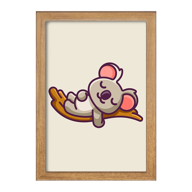 تابلو خندالو مدل حیوانات بامزه کوالا کد 28186