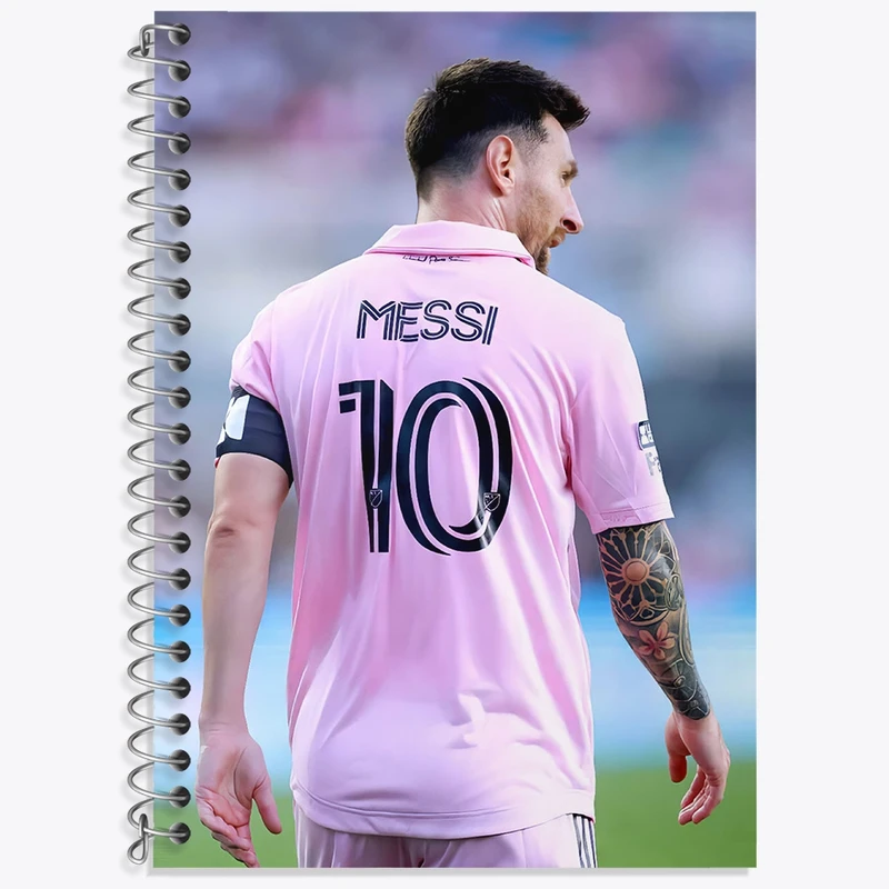 دفتر لغت 50 برگ خندالو طرح لیونل مسی کد 36480