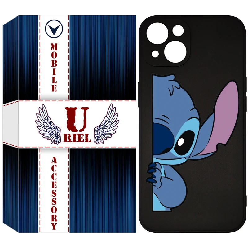 کاور یوریل مدل KSH کد 74 طرح استیچ مناسب برای گوشی موبایل اپل iPhone 13