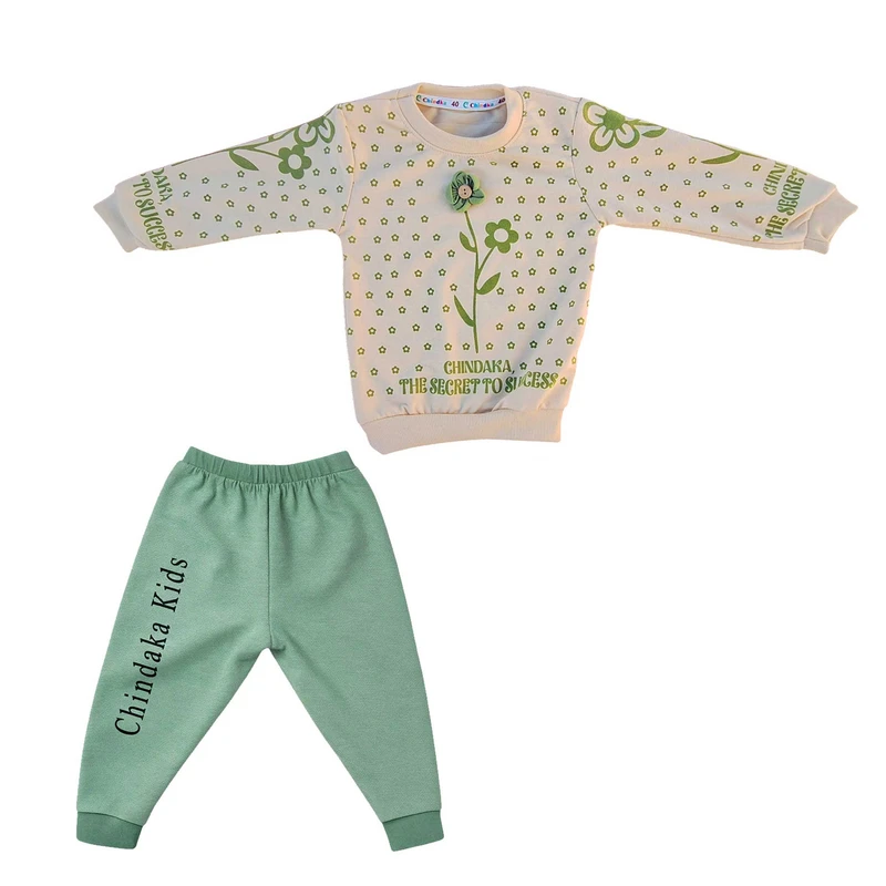 ست سویشرت و شلوار راحتی دخترانه مدل بهاری