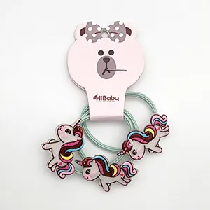 کش مو دخترانه مدل یونیکورن کد 621L بسته 3 عددی