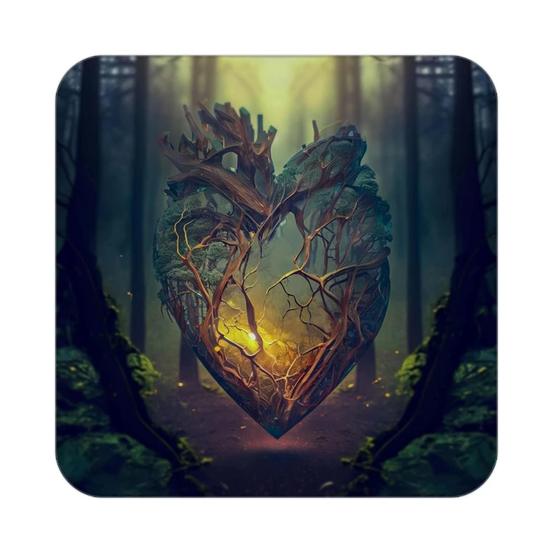 زیر لیوانی کاکتی مدل عاشقانه کد mp11274