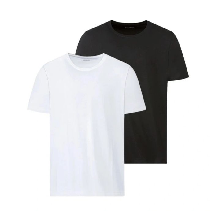 تی شرت آستین کوتاه مردانه پارکساید مدل p2024 مجموعه دو عددی -  - 1