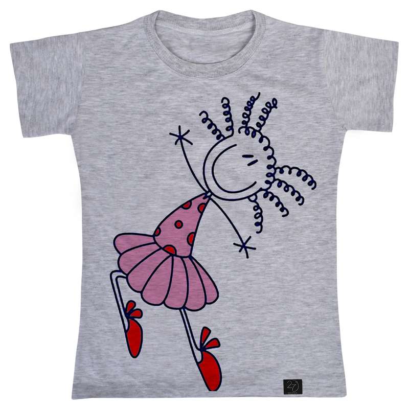 تی شرت آستین کوتاه دخترانه 27 مدل آدمک کد T85