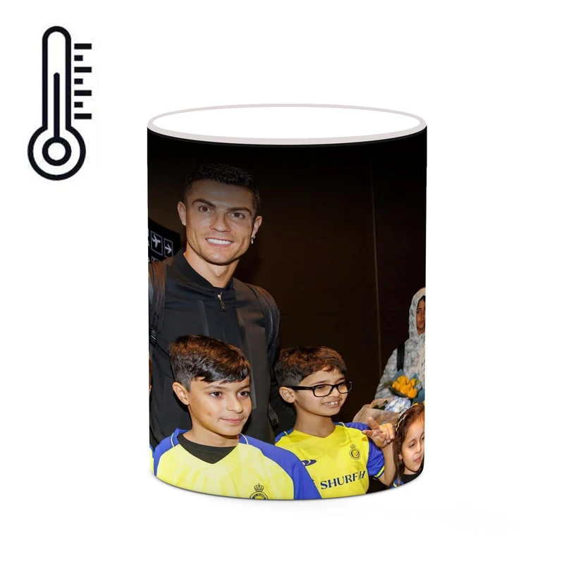 ماگ حرارتی کاکتی طرح Ronaldo رونالدو مدل mgh42978