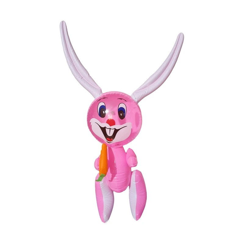 عروسک بادی طرح خرگوش هویج به دست مدل 1008