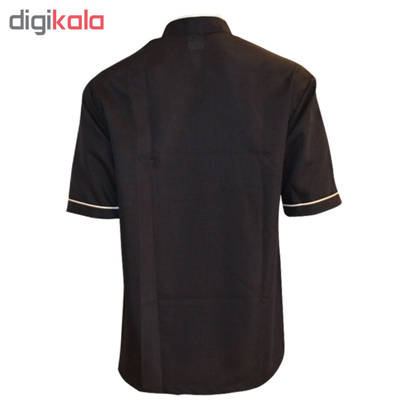 لباس کار آشپزی سه دکمه رنگ سرمه ای تیره