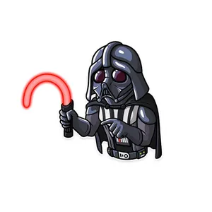استیکر لپ تاپ و موبایل مدل سریال طرح دارث ویدر جنک ستارگان Darth Vader Star Wars کد 2967