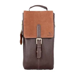 کیف رودوشی مردانه چرم مشهد مدل A5549
