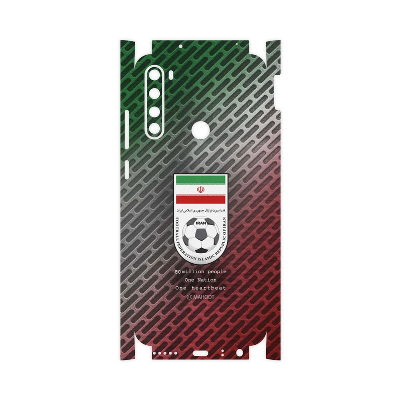 برچسب پوششی ماهوت مدل Iran-National-Football-Team-FullSkin مناسب برای گوشی موبایل شیائومی Redmi Note 8T