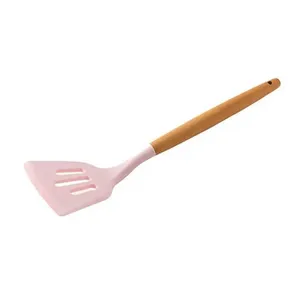 کفگیر مدل شیار دار سیلیکونی 