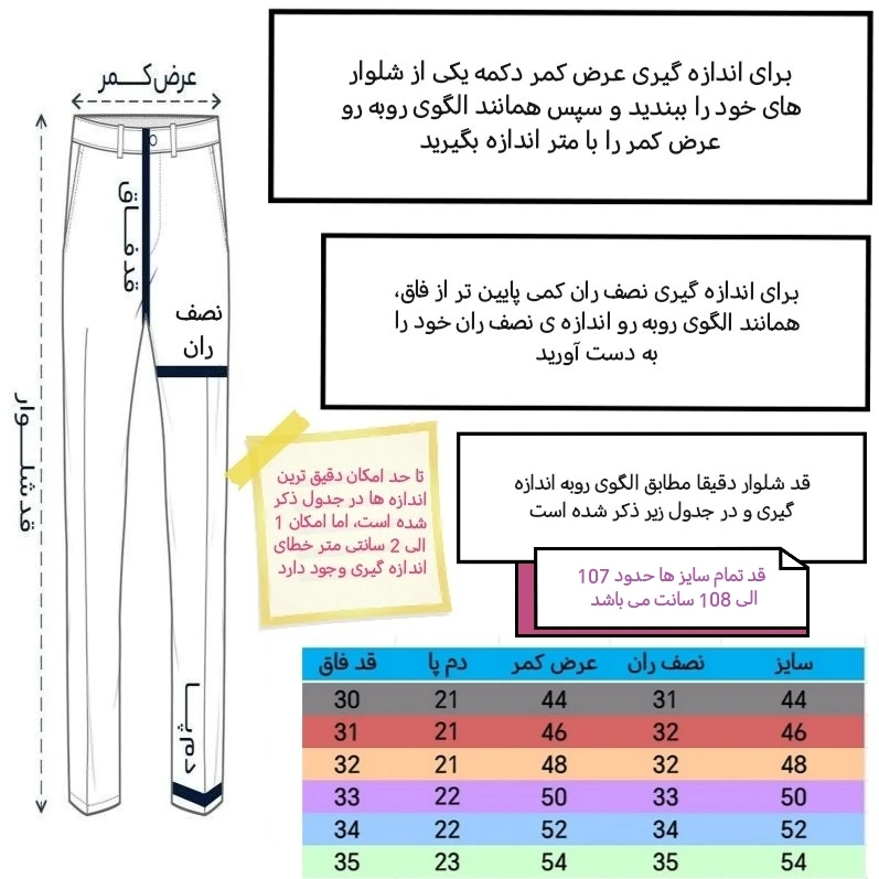 عکس شماره 5 : شلوار معمولی مردانه مدل کتان کلاسیک کد sh134