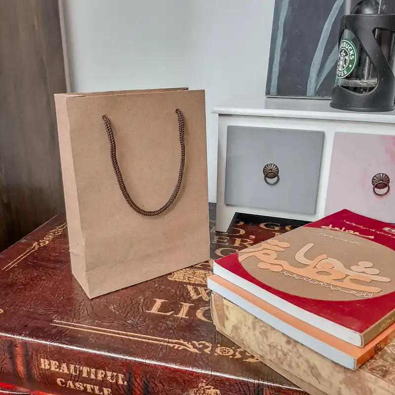 ساک هدیه مدل کرافت طرح ساده کد K6-15.6.20