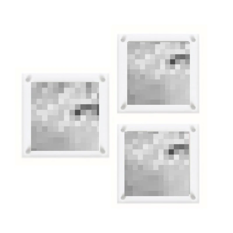 قاب عکس مدل مگنتی یخچالی مجموعه سه عددی سایز 10*10 سانتی متر 